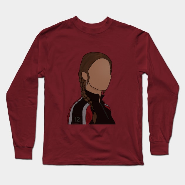 Katniss Long Sleeve T-Shirt by Johadesigns